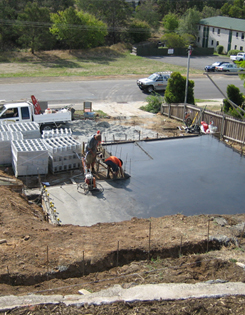 concreting Tasmania